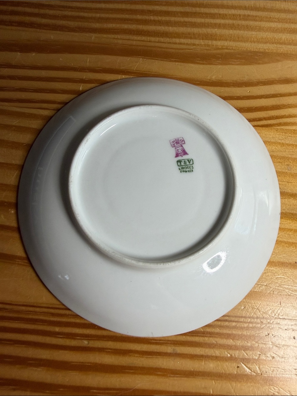Antique Limoges France T&V Mustache Cup and Saucer Set Floral 1907-1919 - Picture 6 of 11